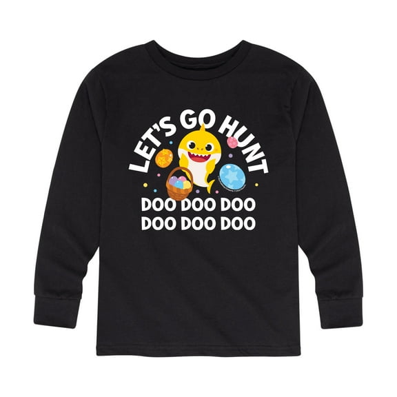 Baby Shark - Easter Sharks - Toddler And Youth Long Sleeve Graphic T-Shirt