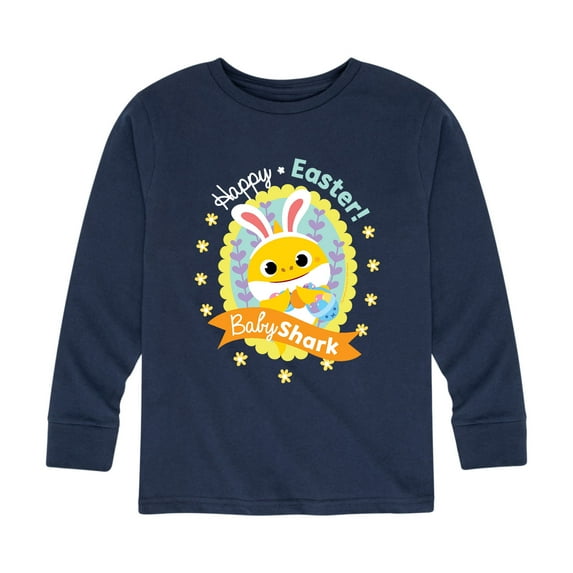 Baby Shark - Easter Sharks - Toddler And Youth Long Sleeve Graphic T-Shirt