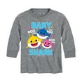thumbnail image 1 of Baby Shark Family Doo Doo Doo - Toddler And Youth Long Sleeve Graphic T-Shirt, 1 of 6