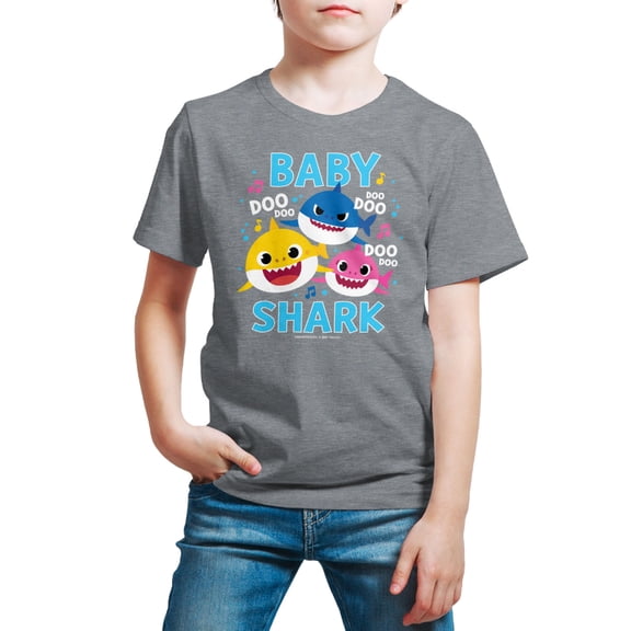 Baby Shark - Baby Shark Family Doo Doo Doo Boys' Short Sleeve Graphic T-Shirt