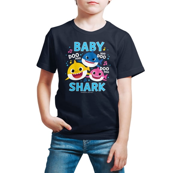 Baby Shark Family Doo Doo Doo - Toddler And Youth Short Sleeve Graphic T-Shirt
