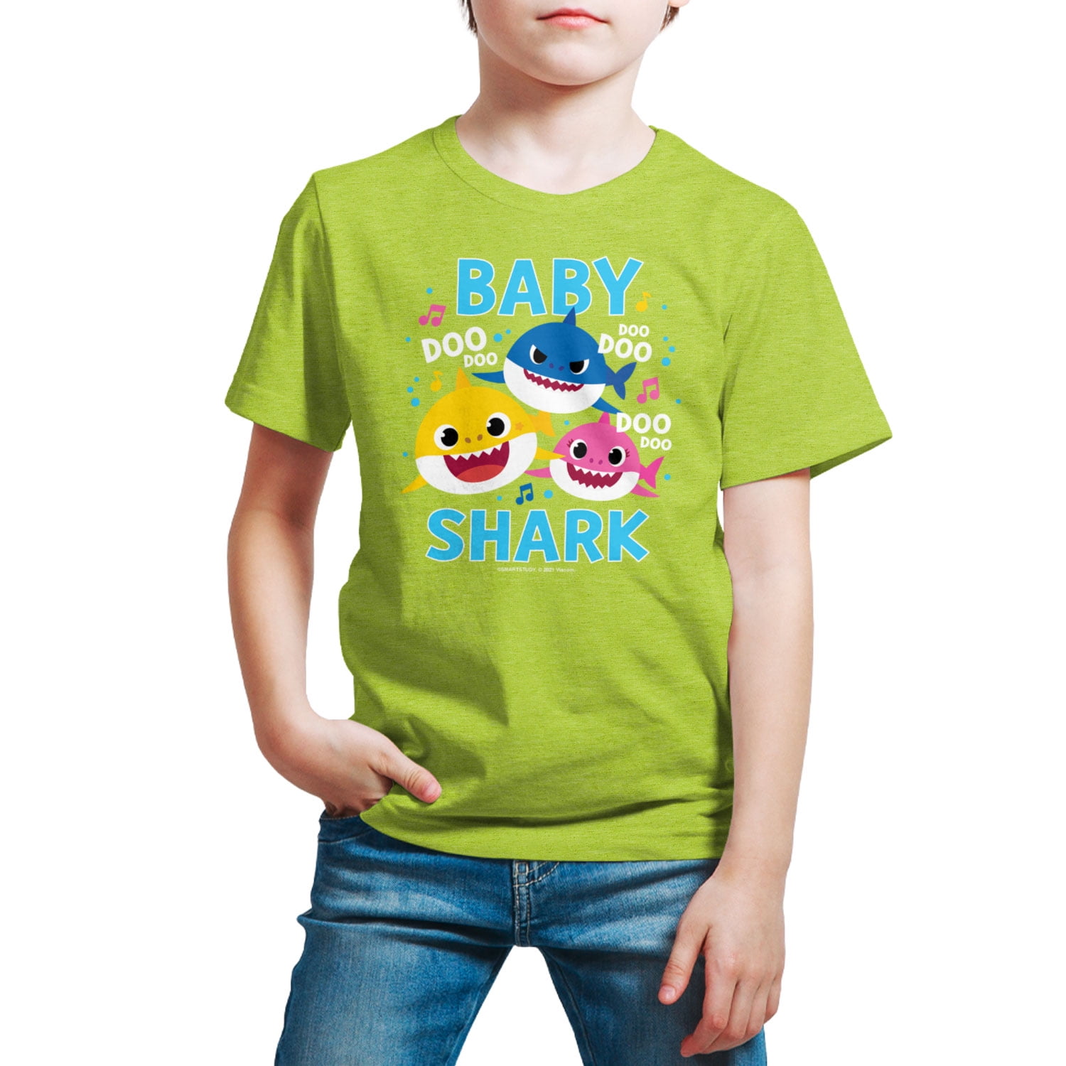 Baby Shark Family Doo Doo Doo Toddler And Youth Short Sleeve Graphic T Shirt