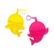 Baby Shark Fidget Pop Toy Keychain, 2-Pack