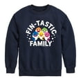 thumbnail image 1 of Baby Shark - Fintastic Family - Toddler And Youth Crewneck Fleece Sweatshirt, 1 of 6