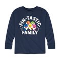 thumbnail image 1 of Baby Shark - Fintastic Family - Toddler And Youth Long Sleeve Graphic T-Shirt, 1 of 6