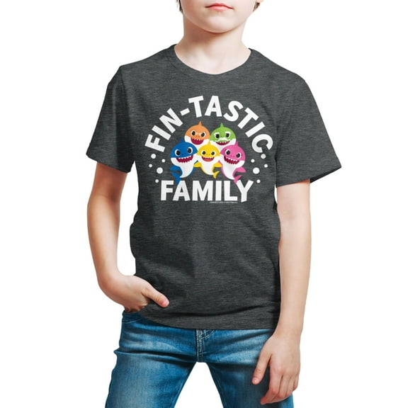 Baby Shark - Fintastic Family - Toddler And Youth Short Sleeve Graphic T-Shirt