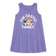 thumbnail image 1 of Baby Shark - Fintastic Family - Toddler and Youth Girls A-line Dress, 1 of 5