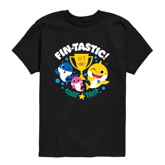 Baby Shark - Fintastic Toddler Boys' Toddler Short Sleeve Graphic T-Shirt