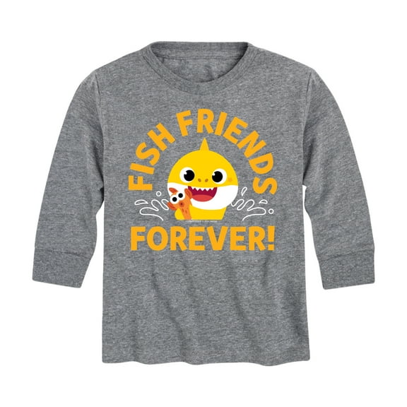 Baby Shark - Fish Friends Forever - Toddler And Youth Long Sleeve Graphic T-Shirt