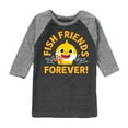 thumbnail image 1 of Baby Shark - Fish Friends Forever - Toddler And Youth Raglan Graphic T-Shirt, 1 of 5