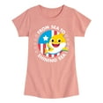 thumbnail image 1 of Baby Shark - From Sea to Shining Sea - Girl's Fitted Short Sleeve Tee, 1 of 6