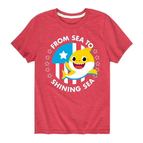 Baby Shark - From Sea to Shining Sea - Toddler Short Sleeve T-Shirt