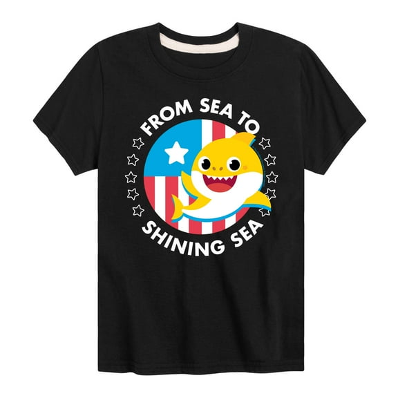 Baby Shark - From Sea to Shining Sea - Toddler Short Sleeve T-Shirt