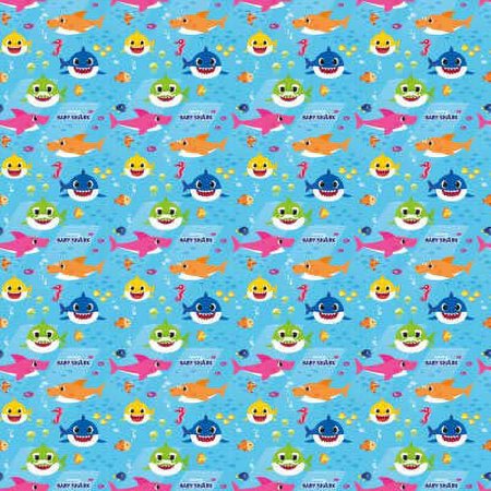 Baby Shark Gift Wrapping Paper Roll, 30" x 5"