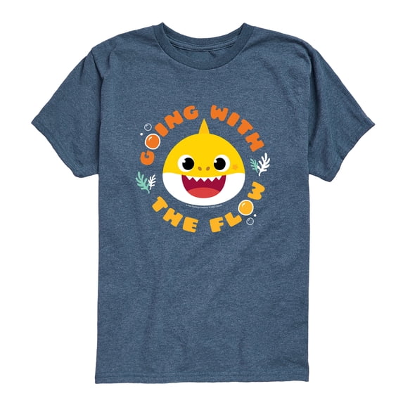 Baby Shark - Going With The Flow - Toddler Boys Short Sleeve Graphic T-Shirt