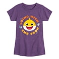 thumbnail image 1 of Baby Shark - Going With The Flow Toddler Girls' Toddler Short Sleeve Graphic T-Shirt, 1 of 4