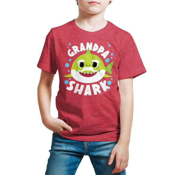 Baby Shark - Grandpa Shark - Toddler And Youth Short Sleeve Graphic T-Shirt