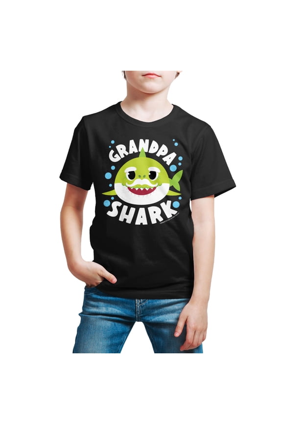 - Grandpa Shark - Toddler And Youth Short Sleeve Graphic T-Shirt