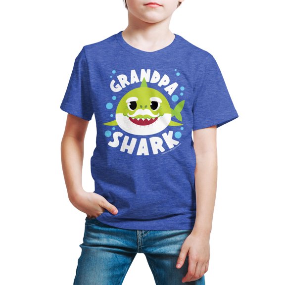 Baby Shark - Grandpa Shark - Toddler And Youth Short Sleeve Graphic T-Shirt