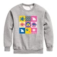 thumbnail image 1 of Baby Shark - Grid - Toddler Boys Fleece Crew Sweatshirt, 1 of 4