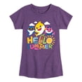 thumbnail image 1 of Baby Shark - Hello Summer - Toddler Girls Fitted Short Sleeve T-Shirt, 1 of 4