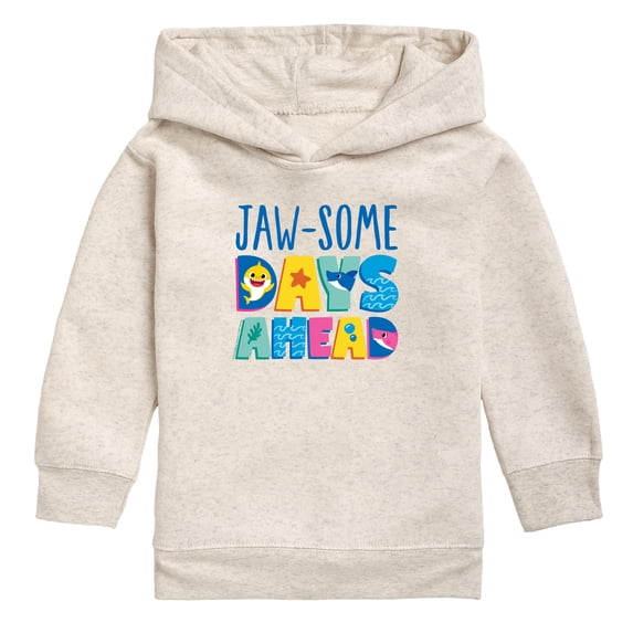Baby Shark - Jawsome Days Ahead - Toddler Boys Fleece Hoodie Sweatshirt