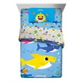 thumbnail image 1 of Baby Shark Kids Full Bed in a Bag, Comforter and Sheets, Blue, Nickelodeon, 1 of 9