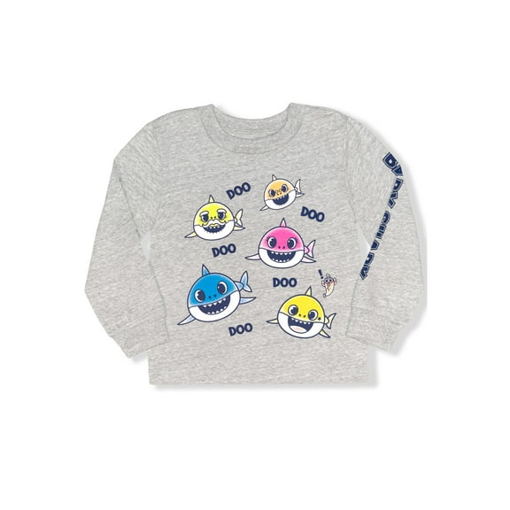 Baby Shark Long Sleeve Tee T-Shirt (Toddler Boy's)