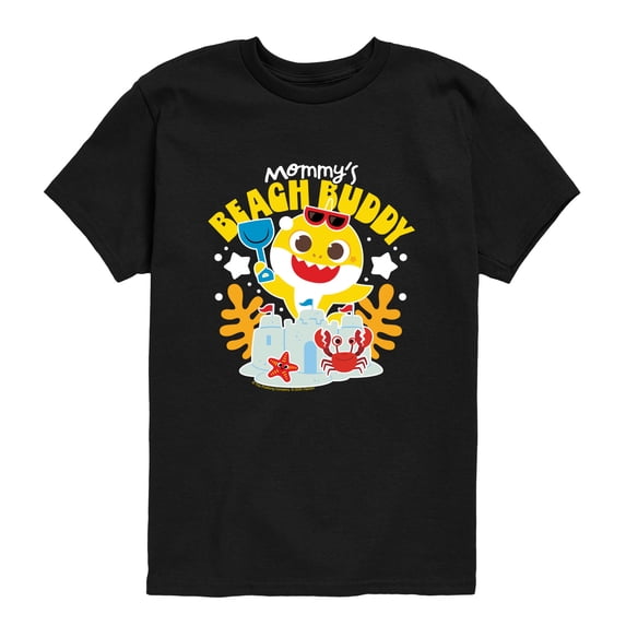 Baby Shark - Mommy's Beach Buddy Toddler Short Sleeve Graphic T-Shirt