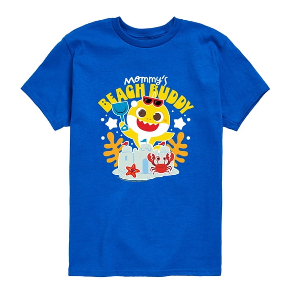 Baby Shark - Mommy's Beach Buddy Toddler Short Sleeve Graphic T-Shirt