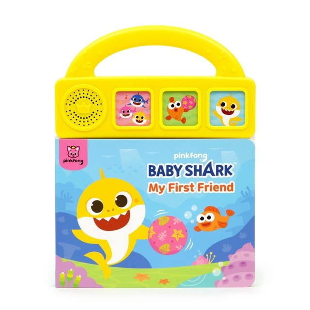 Baby Shark Shark My First Friend 3 Button Sound Book with Carrying