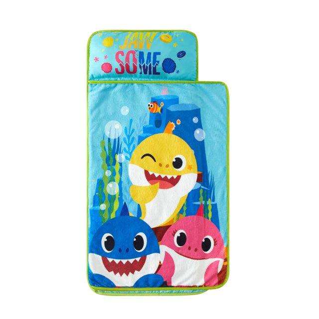 Baby Shark Nap Mat with Super Soft Blanket