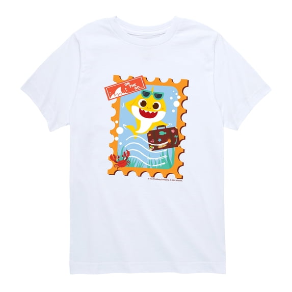 Baby Shark - On The Go Toddler Boys' Toddler Short Sleeve Graphic T-Shirt