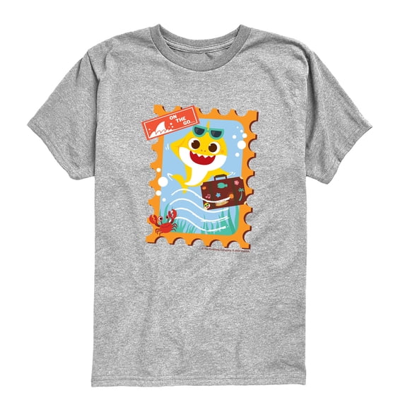 Baby Shark - On The Go Toddler Boys' Toddler Short Sleeve Graphic T-Shirt