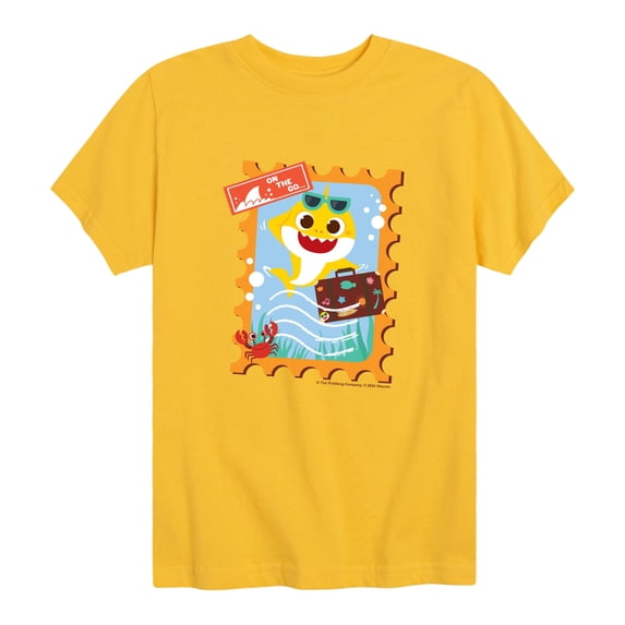 Baby Shark - On The Go Toddler Boys' Toddler Short Sleeve Graphic T-Shirt