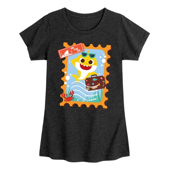 Baby Shark - On The Go Fitted Short Sleeve Graphic T-Shirt