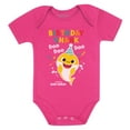 thumbnail image 1 of Baby Shark Outfit 1st 2nd Birthday Shark Gift Birthday Boy Girl Baby Bodysuit NB (0-3M) Wow pink, 1 of 6