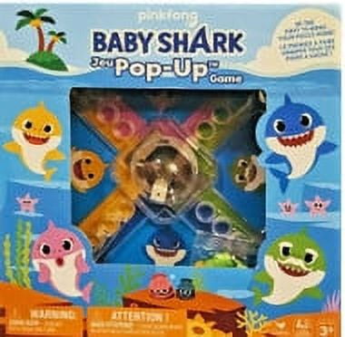 Baby Shark Childrens Play Time Pop Up Board Game, Ages 3-8