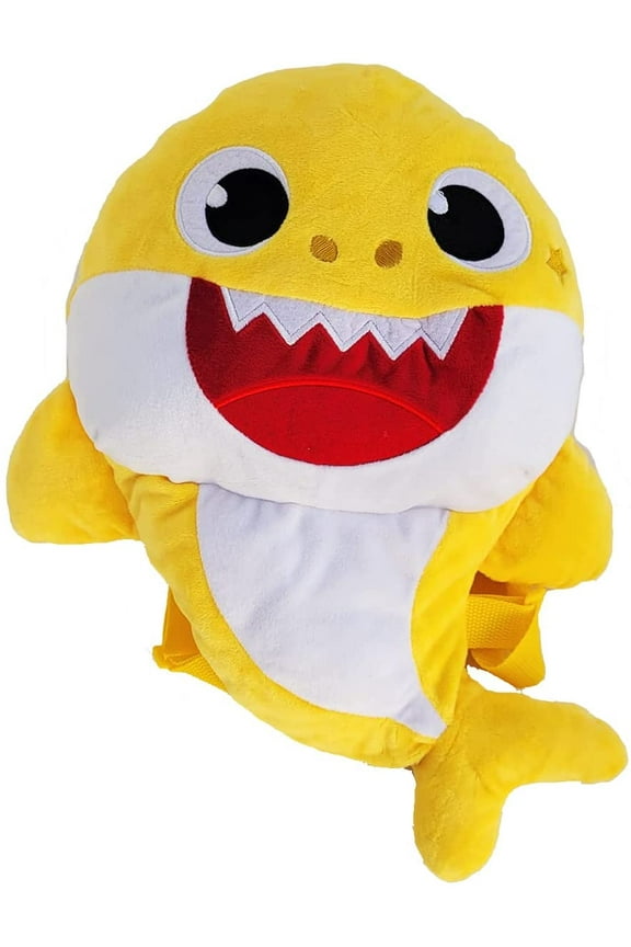 Baby Shark Plush Backpack Yellow