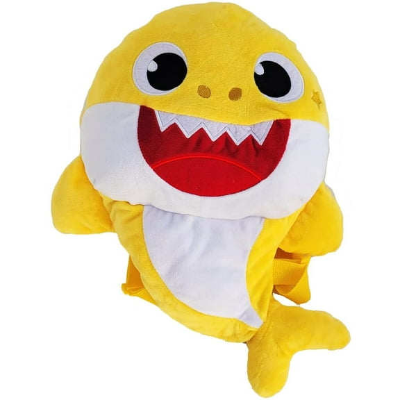 Baby Shark Plush Backpack Yellow