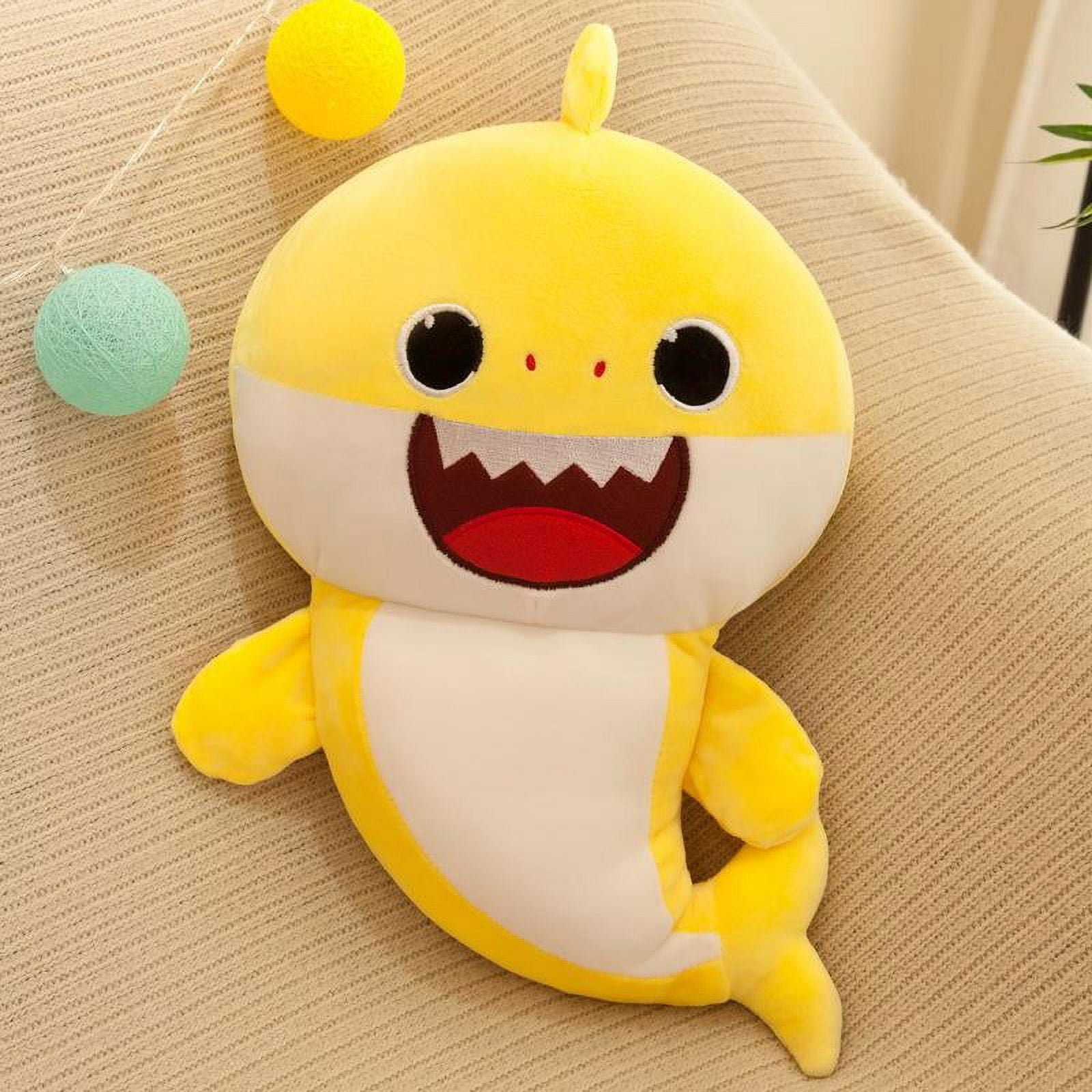 Baby Shark Plush Toy Pillow 11.8''- Super Soft And Huggable Plushies For Kids And Shark Lovers - Meet Shark, Your Kawaii Ocean Companion