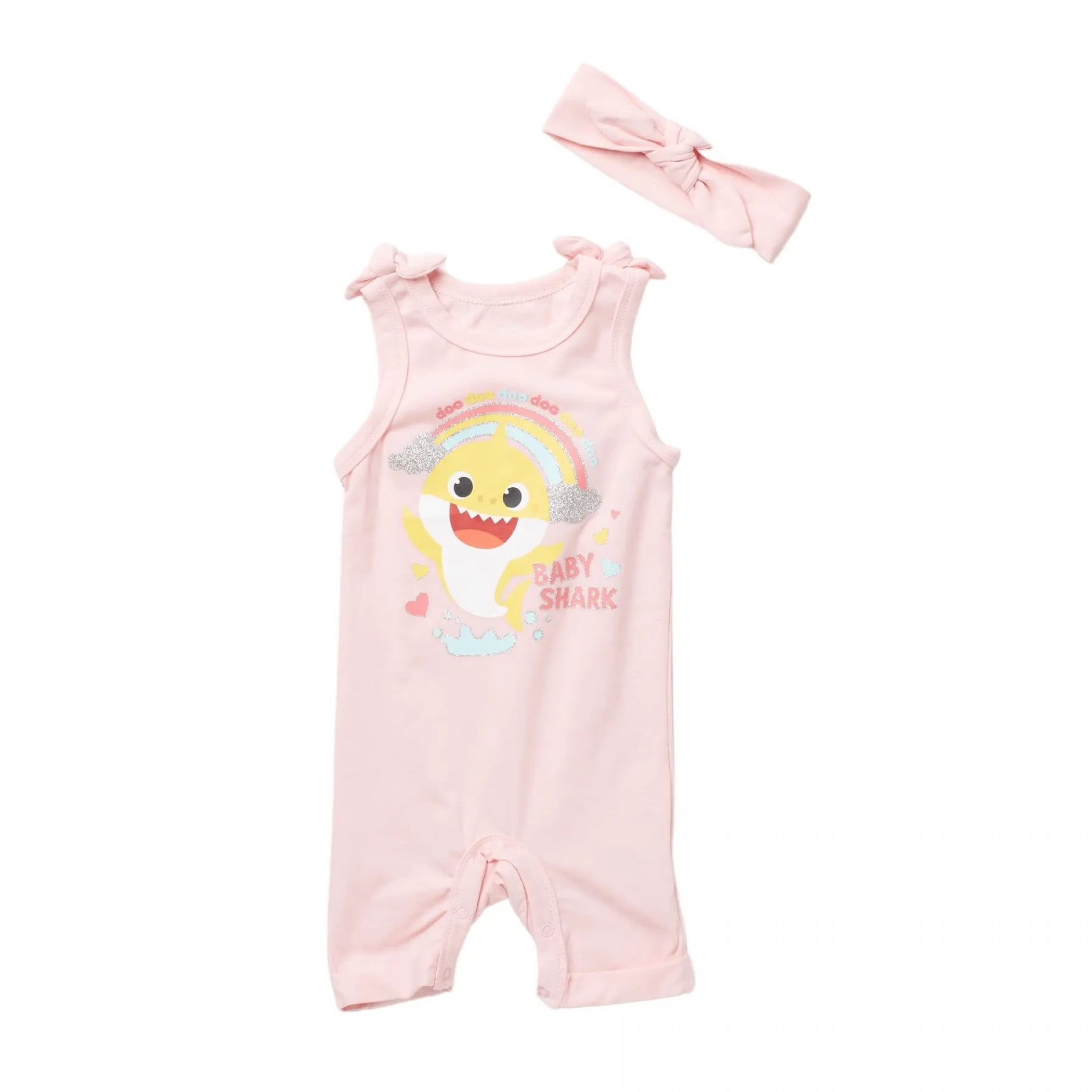 Baby shark romper cheap