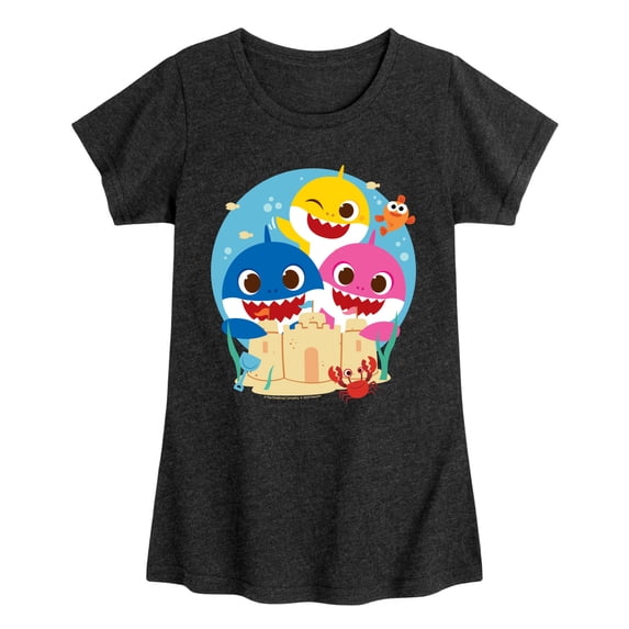 Baby Shark - Sand Castle Toddler Short Sleeve Graphic T-Shirt