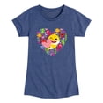 thumbnail image 1 of Baby Shark - Sea Creature Heart Toddler Girls' Toddler Short Sleeve Graphic T-Shirt, 1 of 5