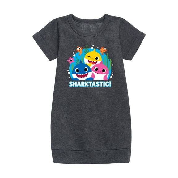 Baby Shark - Sharktastic - Toddler And Youth Girls Fleece Dress
