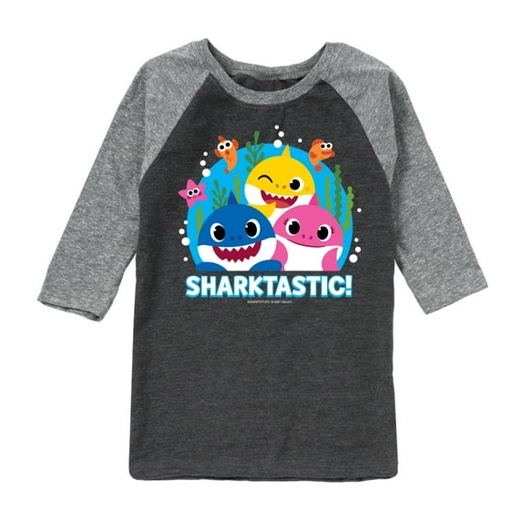Baby Shark - Sharktastic - Toddler And Youth Raglan Graphic T-Shirt