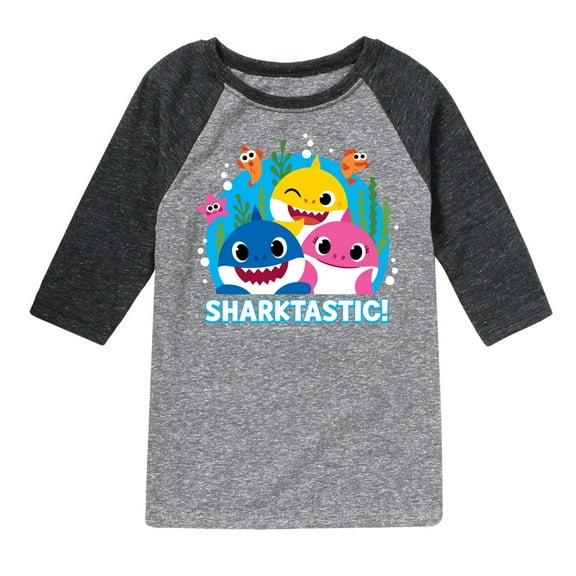 Baby Shark - Sharktastic - Toddler And Youth Raglan Graphic T-Shirt