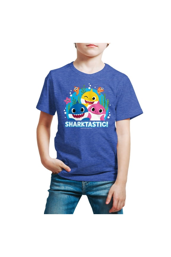 - Sharktastic - Toddler And Youth Short Sleeve Graphic T-Shirt