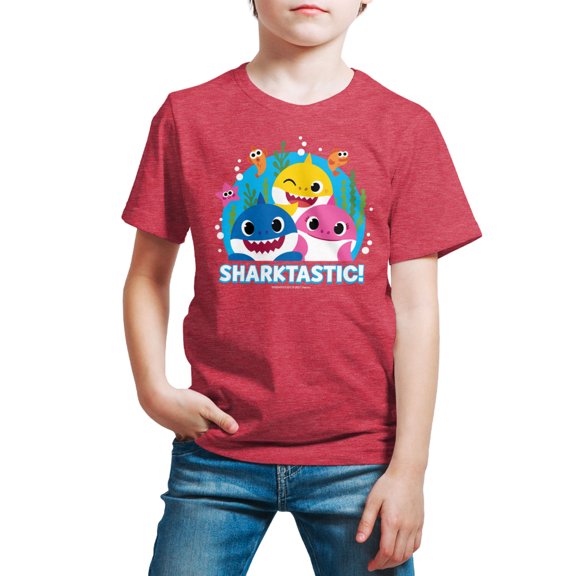 Baby Shark - Sharktastic - Toddler And Youth Short Sleeve Graphic T-Shirt