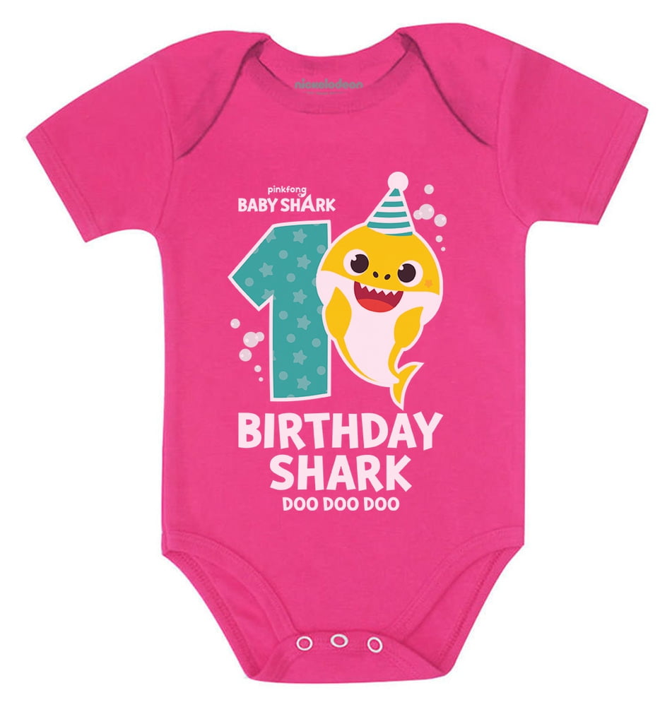 Baby shark deals 1st birthday onesie